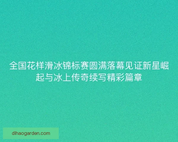 全国花样滑冰锦标赛圆满落幕见证新星崛起与冰上传奇续写精彩篇章